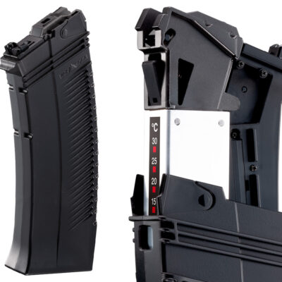 Alternative view of TM long magazine for Marui SAIGA-12 GBB, 90 BBs - Black