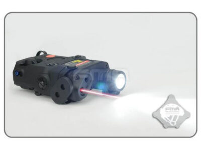 FMA AN/PEQ15 LA-5 Upgrade Version (LED Flashlight, Red / IR Laser) - Black - obrazek 2