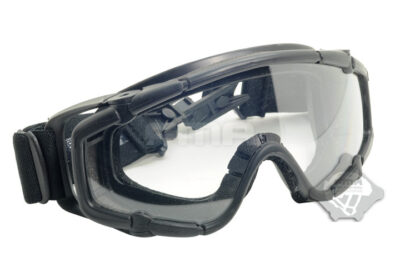 FMA SI Tactical Ballistic Goggle (2 Visors), Helmet Mount - Black - obrazek 2