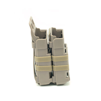 FMA Polymer MOLLE FastMag Pouch for M4 / 5.56 Magazines, 2 pcs - Tan