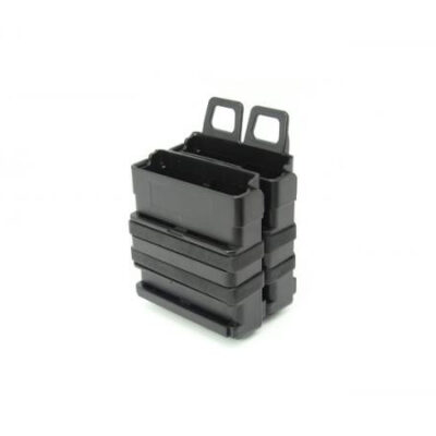 FMA Polymer MOLLE FastMag Pouch for AK / 7.62 Magazines, 2 pcs - Black