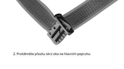 Sada černých popruhů AFH-02 pro čelovky Fenix - obrazek 3
