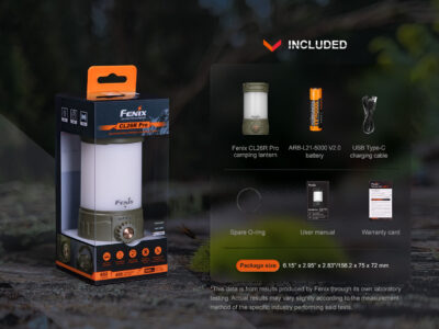 Rechargeable Lantern Fenix CL26R PRO - Olive Green - obrazek 5
