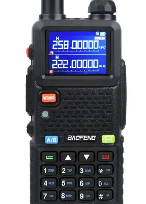 Radio Baofeng UV-5RM , tri-band, USB-C (VHF,UHF)