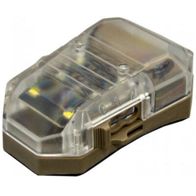 EARMOR F101 Stealth Identification Beacon (Green/White/IR Light) - Coyote Brown