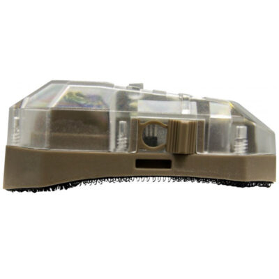 Alternative view of EARMOR F101 Stealth Identification Beacon (Green/White/IR Light) - Coyote Brown