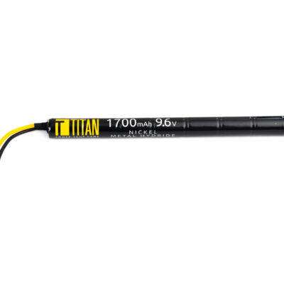 NiMH battery TITAN 9.6V 1700mAh, small Tamiya - Stick (AK)