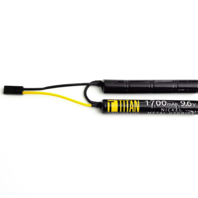 NiMH battery TITAN 9.6V 1700mAh, small Tamiya - Nunchuk (dual)