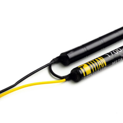 Alternative view of NiMH battery TITAN 9.6V 1700mAh, small Tamiya - Nunchuk (dual)