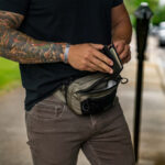 EBERLESTOCK BANDO BAG Concealed Carry Fanny / Hip Pack - Coyote - obrazek 2