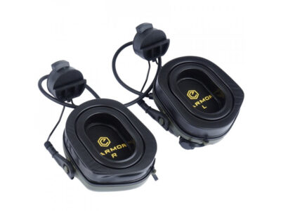 EARMOR M31H PLUS Electronic Hearing Protector, Helmet Mount - Black - obrazek 2