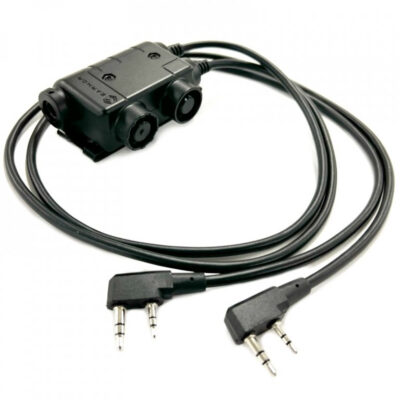 EARMOR M56 DUALCOMM PTT, Kenwood / Baofeng 2-pin Connector