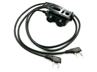 EARMOR M56 DUALCOMM PTT, Kenwood / Baofeng 2-pin Connector - obrazek 2