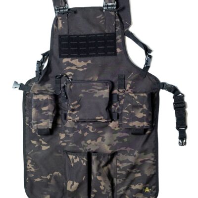 ANAREUS Tactical Grill Apron GrillCommander, Laser-cut - MC Black