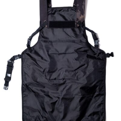 Alternative view of ANAREUS Tactical Grill Apron GrillCommander, Laser-cut - MC Black