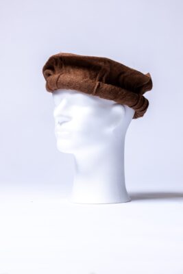 Original Afghan Pakul Hat - Burgundy - obrazek 2