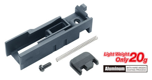 GD Light Weight Aluminium Nozzle Housing for TM / KJW G-series GBB Pistols - Black OD-A-GUARD553 asgbox.pl GD Light Weight Aluminium Nozzle Housing for TM / KJW G-series GBB Pistols - Black