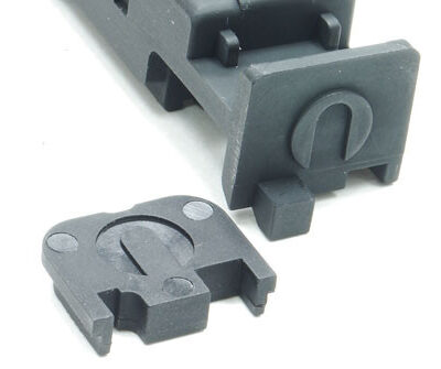 Alternative view of GD Light Weight Aluminium Nozzle Housing for TM / KJW G-series GBB Pistols - Black