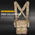 WST Abdominal Fanny Pack with Velcro Mount - Grey - obrazek 3