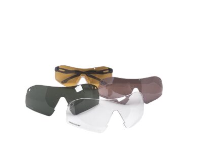 STRIKE DROP ZONE Protective Glasses, 4 Lenses H2X Anti-Fog - Black - obrazek 2