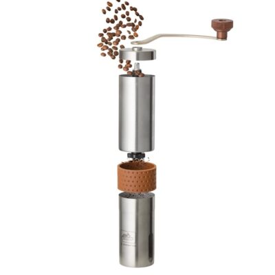 HELIKON Hand Coffee Grinder CAMP - Stainless steel
