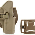 FMA CQC Serpa Belt Holster (G-Series, SW MP 9), Right Hand - Tan