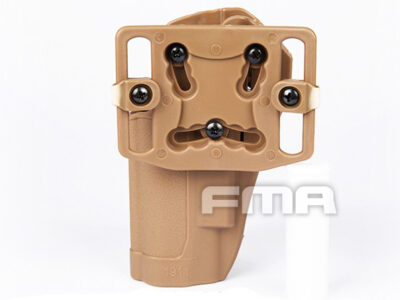 FMA CQC Serpa Belt Holster (Colt M1911), Right Hand - Tan - obrazek 2