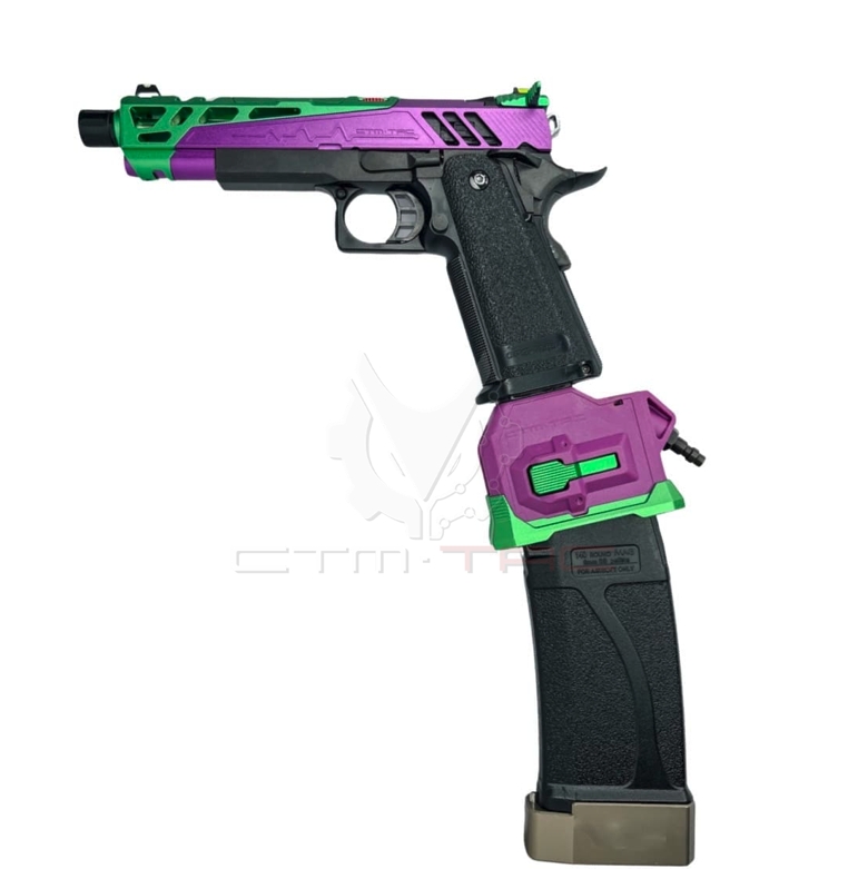 CTM M4 Magwell for Hi-Capa / AAP-01 HPA Adapter - Grey OD-A-CTM0063-GY asgbox.pl CTM M4 Magwell for Hi-Capa / AAP-01 HPA Adapter - Grey - obrazek 3