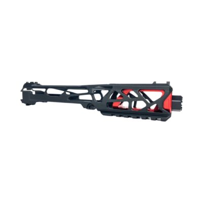 Alternative view of CTM FUKU-2 Skeleton CNC Upper Set for AAP-01 - Black / Red