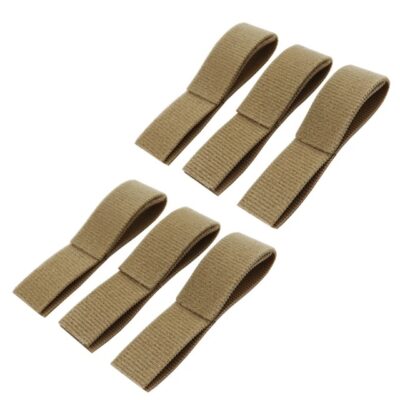 Alternative view of WST Cable Organizer, 6 pcs - Coyote