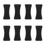 WST VELCRO PATCH Cable Organizer, 8 Pcs – Black