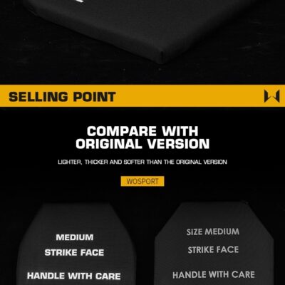 WST Foam Replica of SAPI Ballistic Inserts (2 pcs), Size M - Black WOSP219-M asgbox.pl