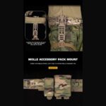 WST WRC Lightweight Combination MOLLE Shooting Belt – Black - obrazek 5