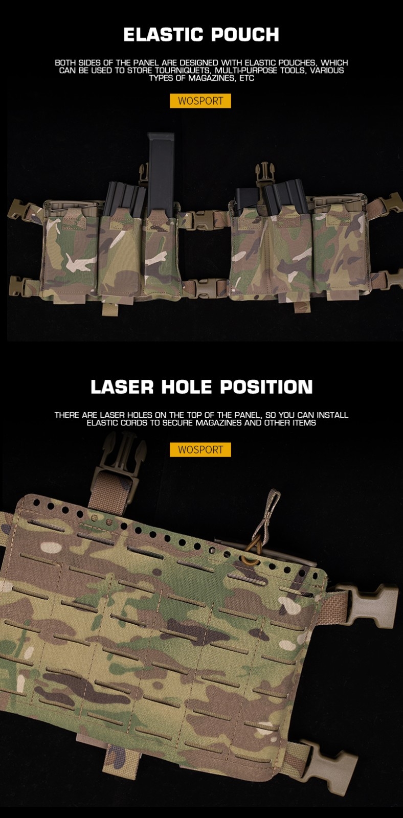 WST Split Tactical Chest Rig Alpha - Ranger Green OD-A-WOSP218-RG asgbox.pl WST Split Tactical Chest Rig Alpha - Ranger Green - obrazek 2