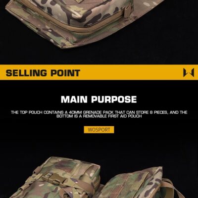 WST Scarab Tactical Molle Backplate - MC WOSP217-MC asgbox.pl