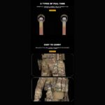 WST Glow Stick Tactical Storage Pouch – Ranger Green - obrazek 3