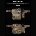 WST Fanny Pack MOLLE Adapter Panel, Small (4 Rows) – Ranger Green - obrazek 4