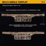 WST Fanny Pack MOLLE Adapter Panel, Large (6 Rows) – MC - obrazek 3