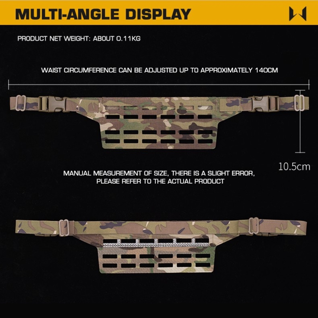 WST Fanny Pack Molle Adapter Panel , Large (6 Rows) - Ranger Green OD-A-WOSP198-RG asgbox.pl WST Fanny Pack Molle Adapter Panel , Large (6 Rows) - Ranger Green - obrazek 3