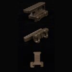 WST RIS PICATINNY RISER Mount (E style) – Black - obrazek 5