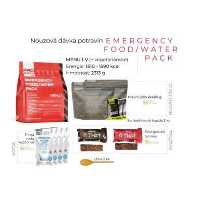 Alternative view of Pro Ration Emergency Food/Water Pack - Vegetarian