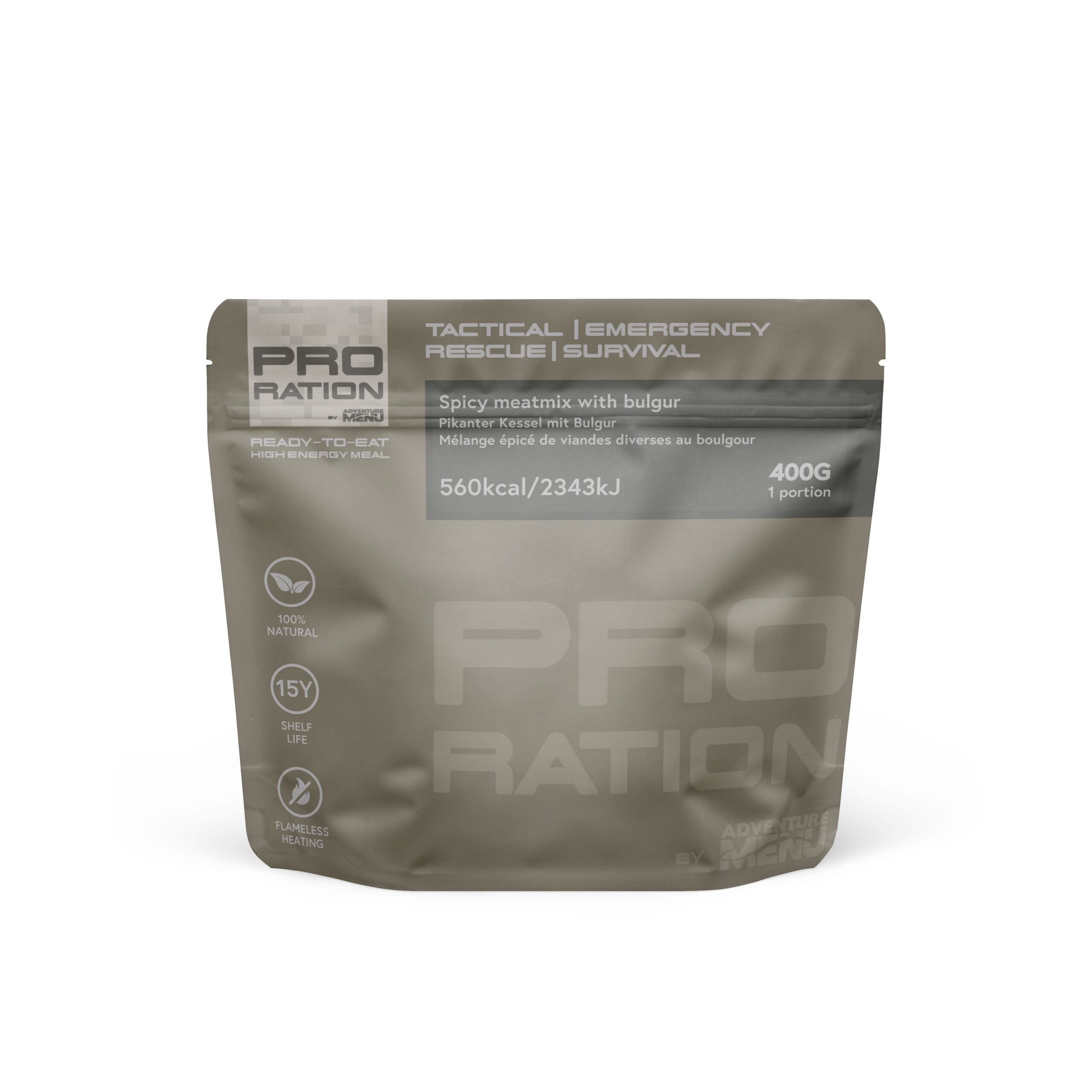 AM PRO-RATION Emergency Food / Water BOX (23 Servings) OD-A-AM0077 asgbox.pl AM PRO-RATION Emergency Food / Water BOX (23 Servings) - obrazek 4