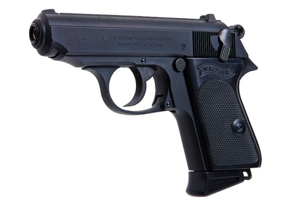 Maruzen Walther PPK/S black plastic blowback gas gun OD-A-MAR0012 asgbox.pl Maruzen Walther PPK/S black plastic blowback gas gun