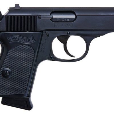 Alternative view of Maruzen Walther PPK/S black plastic blowback gas gun