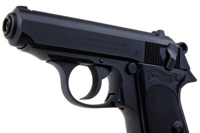 Maruzen Walther PPK/S black plastic blowback gas gun - obrazek 5