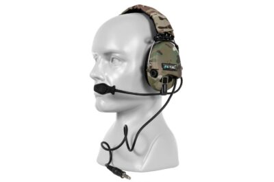 Z-TAC Tactical Headset SORDIN (Peltor Replica), TP120 Plug - MC