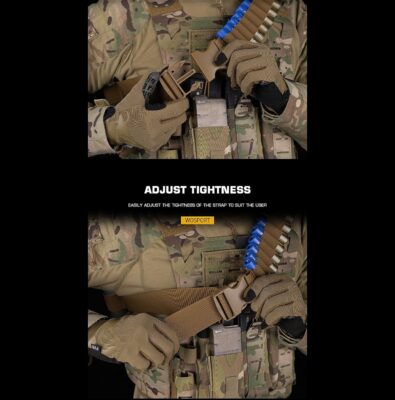 WST Bandolier Belt for 16× 40mm Grenade Shell – Coyote - obrazek 5