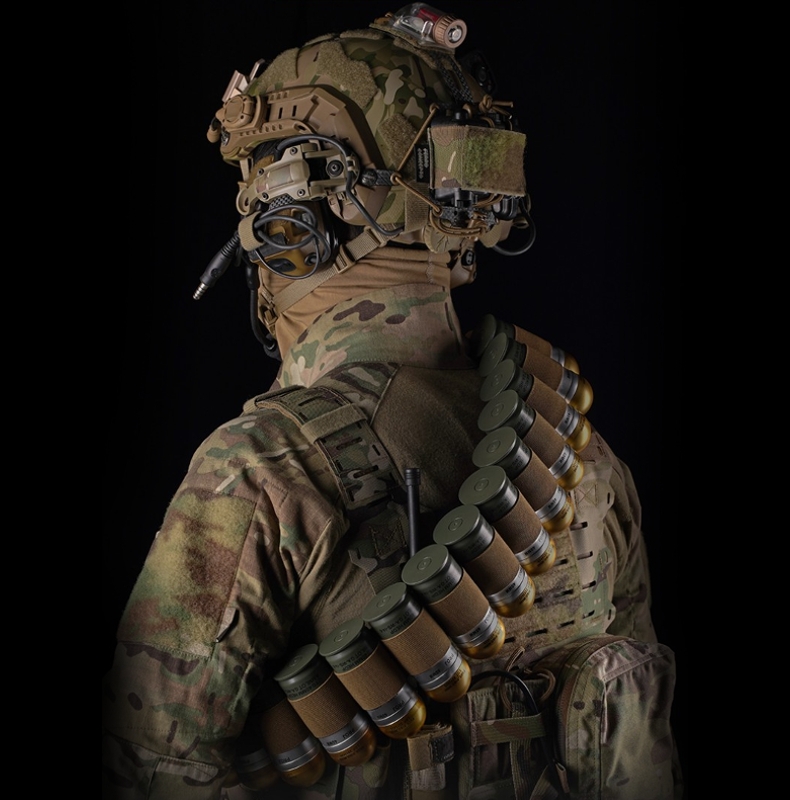 WST Bandolier Belt for 16 pcs 40mm Grenade Shell - Black OD-A-WOSP212-BK asgbox.pl WST Bandolier Belt for 16 pcs 40mm Grenade Shell - Black - obrazek 3