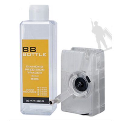 WST Lever Bottle Speedloader, 500 plus 2500 BBs - Transparent (bright)