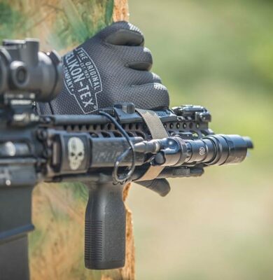 HELIKON RANGEMAN Shooting Gloves - Black - obrazek 3